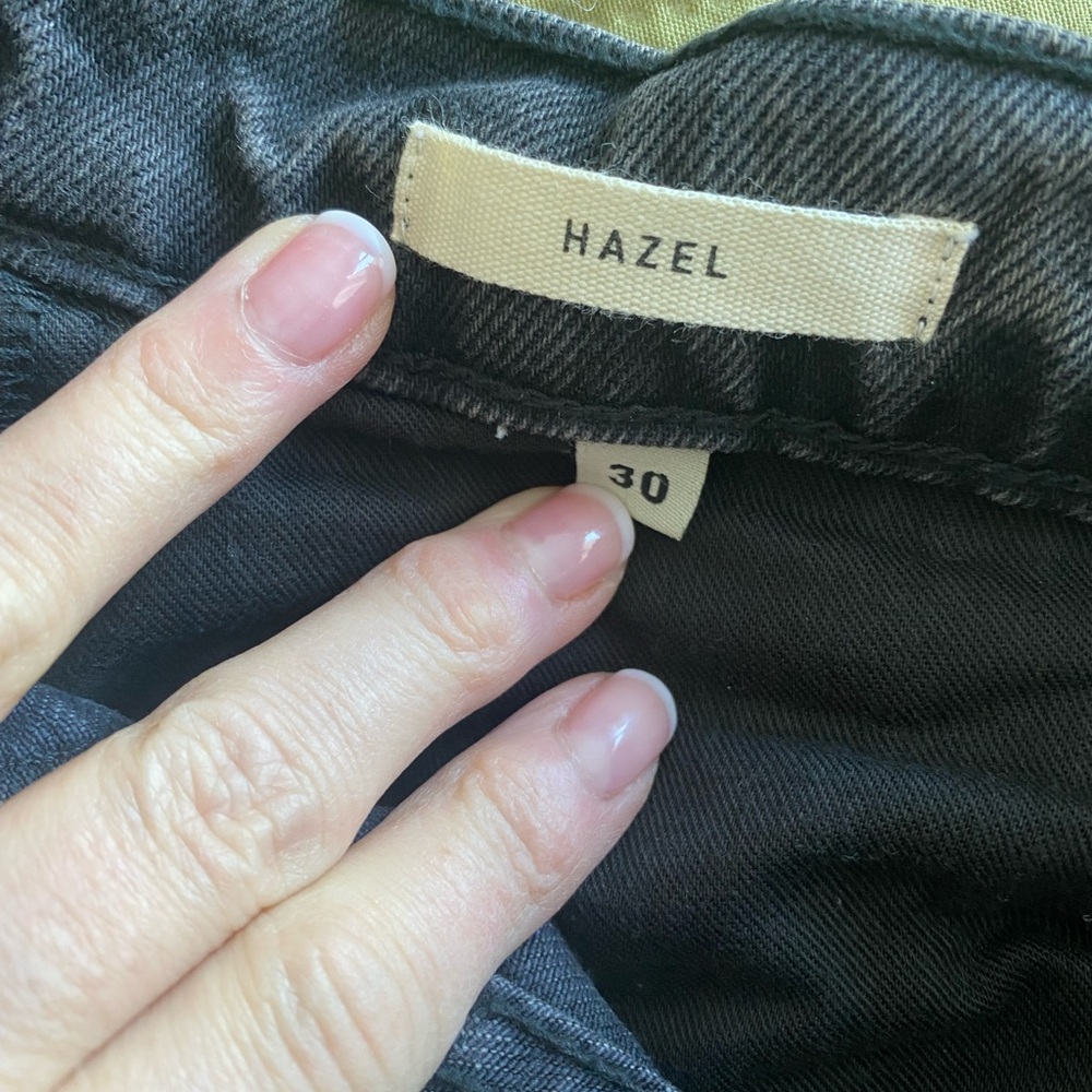 imogene + willie Washed Black High-Rise Jean Shorts - Picture 11 of 12